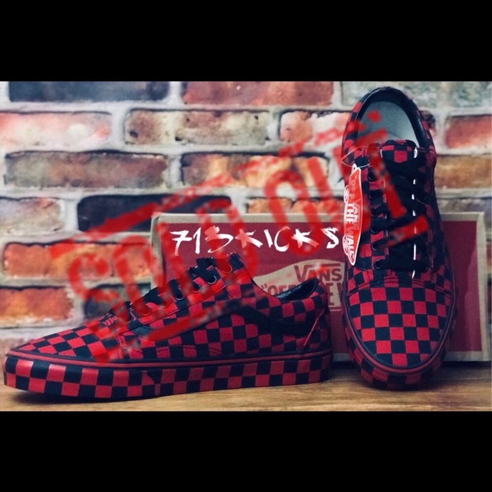 SOLD!!! Vans Old Skool Full Check Limited Release